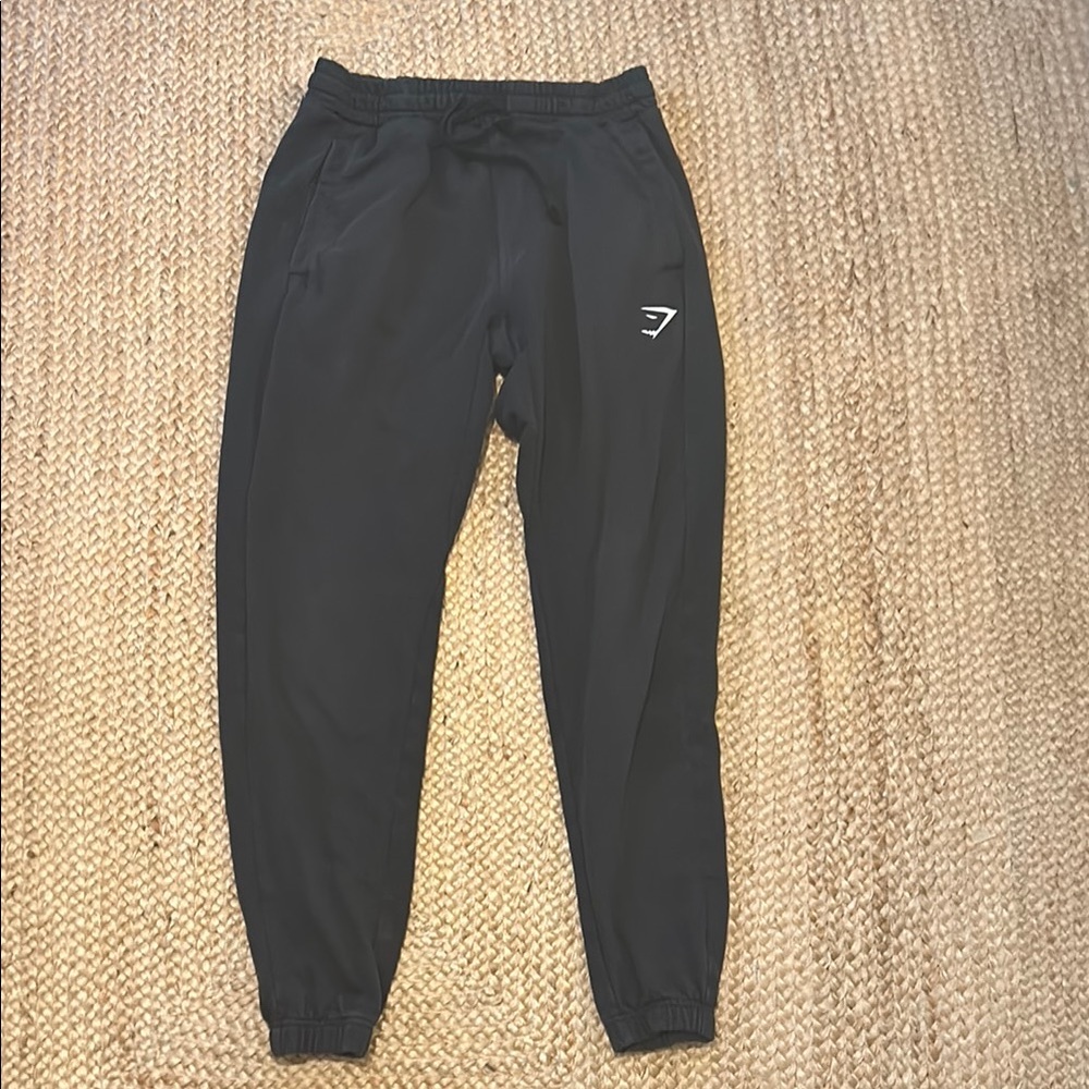 Men's Black Gymshark oversized sweatPants